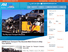 Tablet Screenshot of ampmautotransport.com